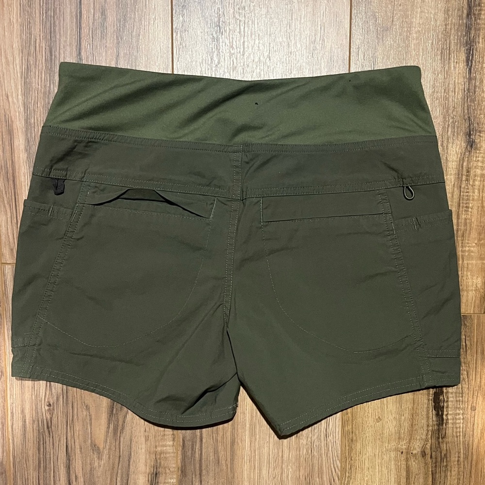 PrAna army green shorts size S